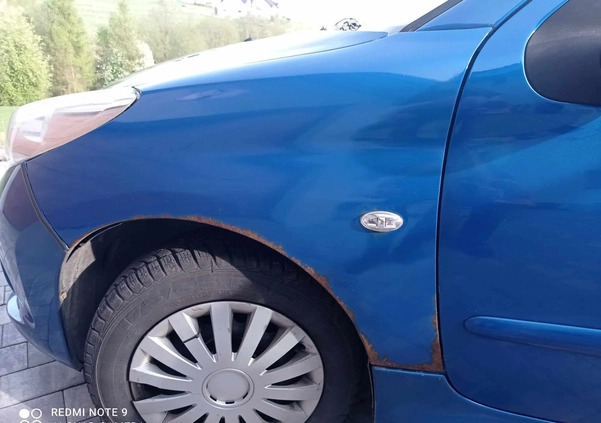Peugeot 206 plus cena 10900 przebieg: 149100, rok produkcji 2010 z Przecław małe 466